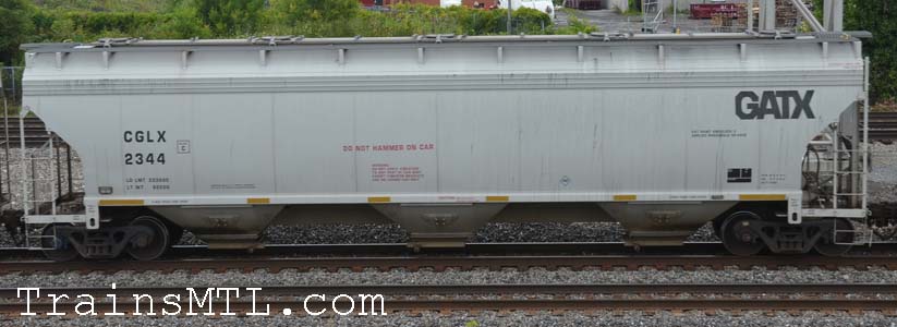 Car/wagon CGLX2344 left side / coté gauche